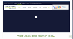 Desktop Screenshot of idahotaxservices.com