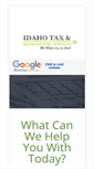 Mobile Screenshot of idahotaxservices.com